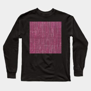 Pink fabric texture Long Sleeve T-Shirt